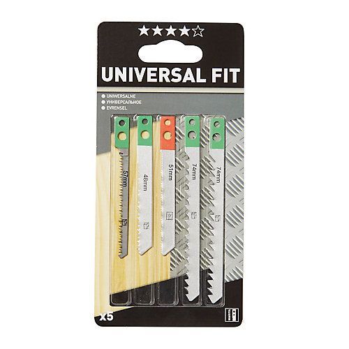Set scie sauteuse bois et métal Makita 5 pk universel