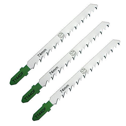 3 lames de scie sauteuse T droite grossière Bois dur