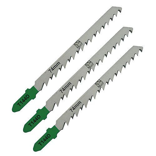 3 lames de scie sauteuse T droite grossière Bois moyen
