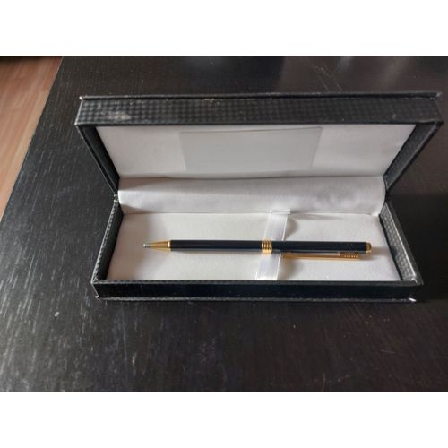 Stylo Christian Dior - Écaille Noire Et Or