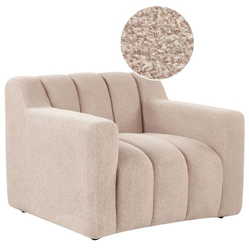 Fauteuil Agerup Bouclé Taupe