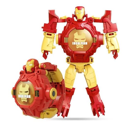 Montres De Projection Pour Enfants, 24 Modèles, Robot De Déformation, Horloge Électronique, Montres Spidsuffolk Pour Garçon, Noël Pour Enfants-Gtx 24 Images