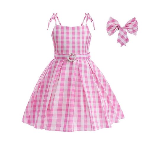 Costumes Reine Des Neiges Elsa Et Anna Pour Filles, Robe De Princesse Jasmine Frozen, Vêtements Pour Enfants, Robe De Rhpour Enfants, Fête De Carnaval, 2024-5-6t(Tag 130)-Barbi A