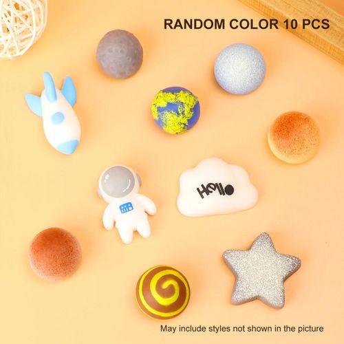 10 Pcs Jouet De Pression De Libération Aléatoire Petits Animaux Parent Enfant Puzzle Jouets Interactifs-Space Random