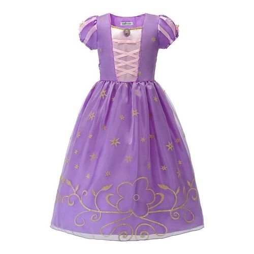 Robe De Princesse Elsa Anna Pour Filles,Costume De Reine Des Neiges,Robe De Bébé,Vêtements D'halloween,Vêtements De Carnaval Ariel,Vêtements De Cosplay Pour Enfants,Vêtements De Fête-7-8t(140)-Dress W