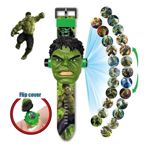 Montre De Projection De Figurines D'anime Pour Enfants, Marvel, Spidsuffolk, Iron Man, Frozen, Horloge Numérique, Garçons, Filles, Jouets Pour Bébé-5