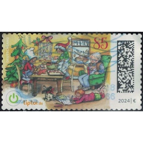 Allemagne 2024 Oblitéré Used Pâtisserie De Noël Tiptoi Ravensburger Su