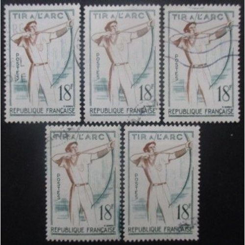 France N°1163 X 5 Oblitéré