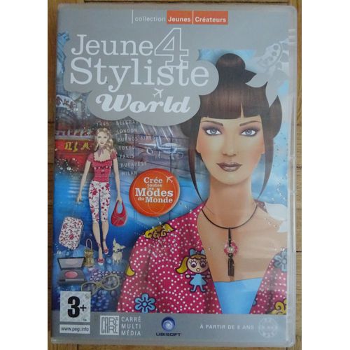 Cd-Rom Pour Pc Jeu Jeune Styliste World 4 Année 2006 Avec Notice En Français