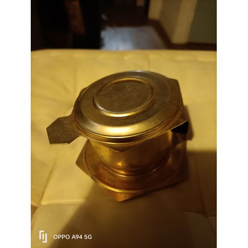Cafetière, filtre à café individuel marque Pégase en inox 1950/1960.