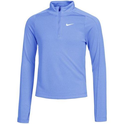 Dri-Fit Haut Manches Longues Filles - Bleu Clair , Blanc