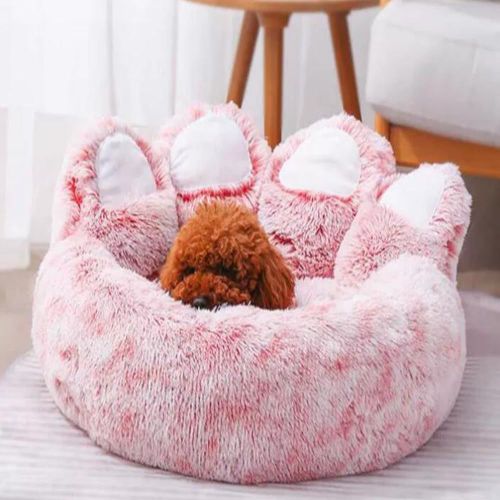 Panier Pour Chien Paniers Chat En Peluche Moelleux Coussin Chien Antidérapant Lit Pour Animaux Domestiques Lit Pour Chiot/Chats De Petite,Moyenne Et Grande En Peluche Doux Niche Chien Interieur.[G317]