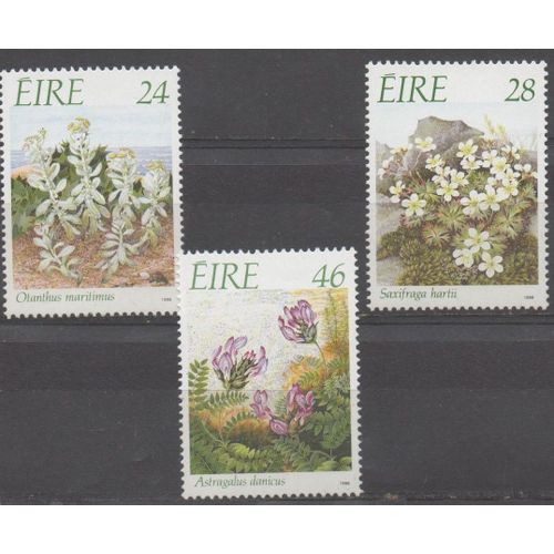 Irlande Timbres Fleurs Et Plantes 1988