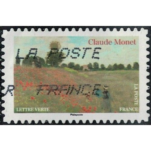 France 2024 Oblitéré Used Impressionnisme Musée D'orsay Claude Monet Coquelicots Y&t 2409 Su