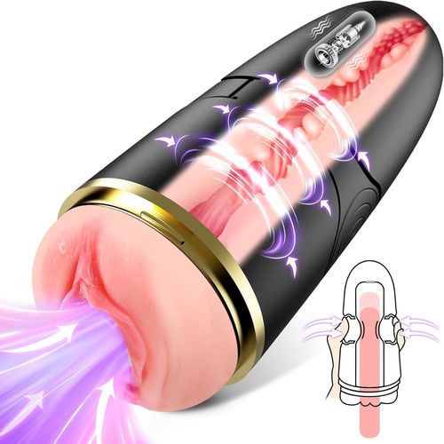 Masturbâteur Homme Mains Libres Sex Toys Homme,10 Vibrant & Entraînement Modes Avec 3d Vaginette Ultra Réaliste Texture & Pressage Manuel Sextoyse Sexmasturbâteur Masturbateurs Masculins Sex .[Q210]