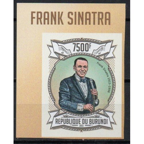 Burundi Timbre Frank Sinatra