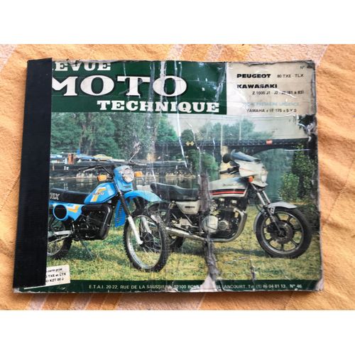 Revue Moto Technique E.T.A.I Peugeot 80 Txe Tlx - Kawasaki Z 1000j1 -J2 (81 À83)