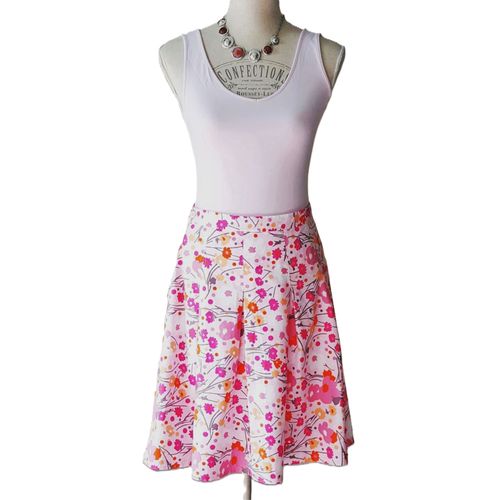 Jupe Creeks Taille 36 Multicolore Coton Stretch Tbe