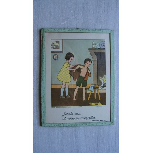 J'étais Nu Et Vous M'avez Vêtu "Matthieu Chapitre Xxv Verset 38 "