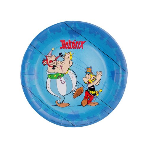 8 Assiettes Astérix 23 Cm