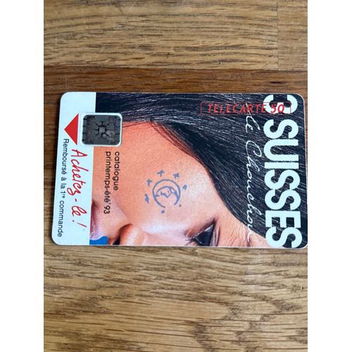 Télécarte 50 3 Suisses
