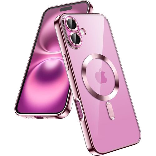 Coque Silicone Pour Iphone 16 Couleur Rose Compatible Magsafe Little Boutik®