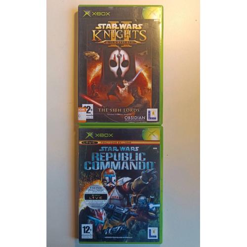 Xbox - Star Wars - Knights Or The Old Républic - The Smith Lords ( Vf ) + Republic Commando ( Vf )