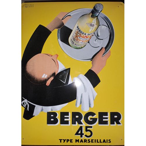 Plaque Métal Bombée Edition Clouet Dim 40x30 Cm Très Bon État