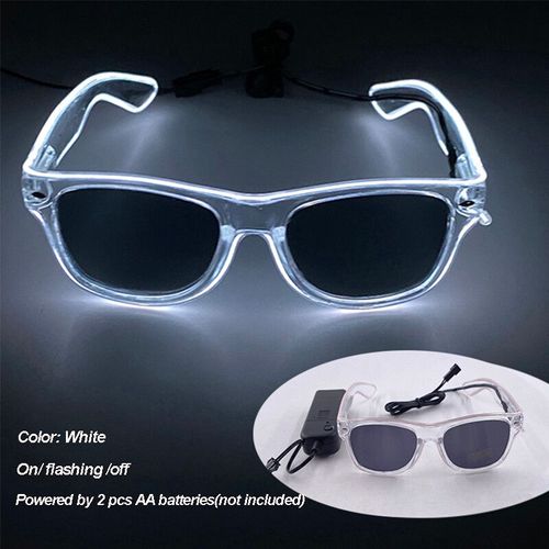 Lunettes Lumineuses Led Colorées Shoous Cool,Néon Brillant,Clignotant,Fête,Boîte De Nuit,Dj,Danse,Décor De Fête - Type New 06