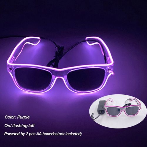 Lunettes Lumineuses Led Colorées Shoous Cool,Néon Brillant,Clignotant,Fête,Boîte De Nuit,Dj,Danse,Décor De Fête - Type New 09