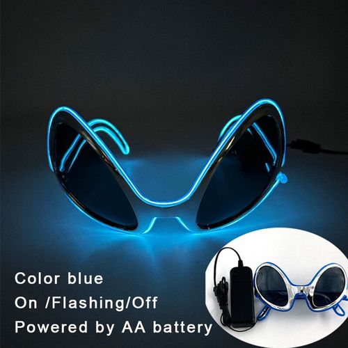 Lunettes Lumineuses Led Colorées Shoous Cool,Néon Brillant,Clignotant,Fête,Boîte De Nuit,Dj,Danse,Décor De Fête - Type New 17