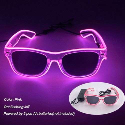 Lunettes Lumineuses Led Colorées Shoous Cool,Néon Brillant,Clignotant,Fête,Boîte De Nuit,Dj,Danse,Décor De Fête - Type New 11