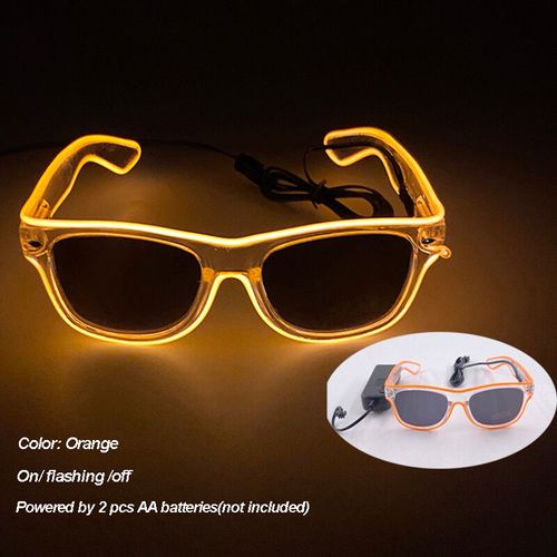 Lunettes Lumineuses Led Colorées Shoous Cool,Néon Brillant,Clignotant,Fête,Boîte De Nuit,Dj,Danse,Décor De Fête - Type New 14