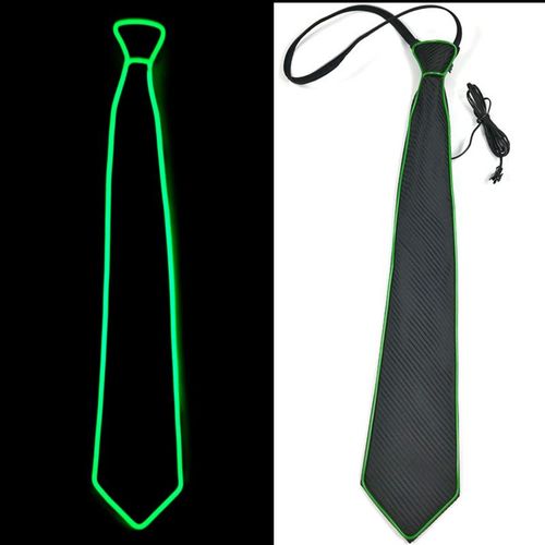 Chapeau fedora lumineux à LED multicolore,chapeau panama lumineux,chapeau de messieurs avec costume pour la danse rave,accessoires de fête de mariage - Type B-green