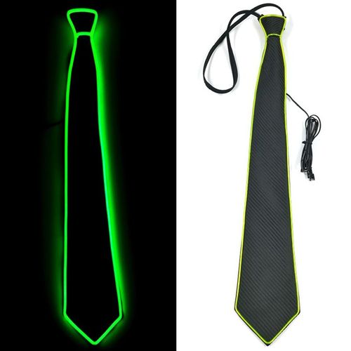 Chapeau fedora lumineux à LED multicolore,chapeau panama lumineux,chapeau de messieurs avec costume pour la danse rave,accessoires de fête de mariage - Type B-lime green