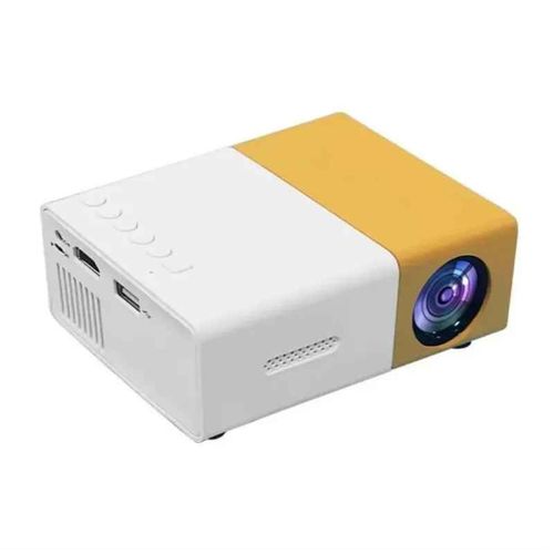 YG300-Mini Projecteur Laser Portable,Home Cinéma,Smart TV,Cinéma 3D,LED,Ginger,4K,1080P,Film Via Port HD - Type Bright Yellow #B
