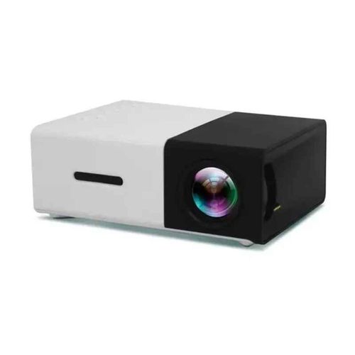 YG300-Mini Projecteur Laser Portable,Home Cinéma,Smart TV,Cinéma 3D,LED,Ginger,4K,1080P,Film Via Port HD - Type Black #B