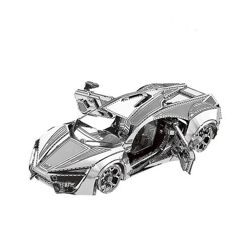 Modèle 3d Puzzle Métal Maquette Kit Hypersport Voiture De Course Modèle D¿Assemblage Diy 3d Cut Puzzle Toys F