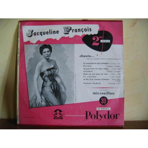 Chante;La Complainte Des Infideles/Perdue/La Province Et Mon Coeur/Jezebel/Pour Un Oui Pour Un Non/Padam-Padam/Tu Voulais/La Fin D'un Roman D'amour