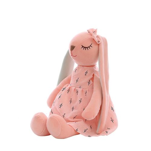 Un Lapin En Peluche, 17,7 Po Poupée Lapin Peluche Animal Câlin Lapin Noël Pâques Filles Gi