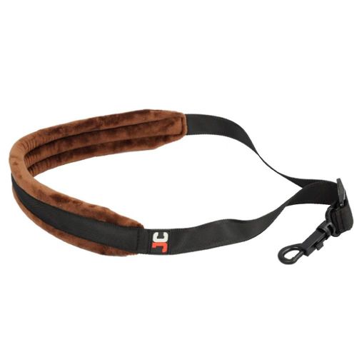 Confortable Épaissir Décompression Ténor Soprano Sax Sangle De Cou Sax Harnais Saxophone Sangle, Marron