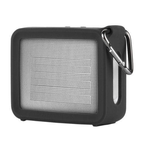 Étui de haut-parleur portable en silicone pour Go2 Soft Silica Gel Housse de pochette Noir