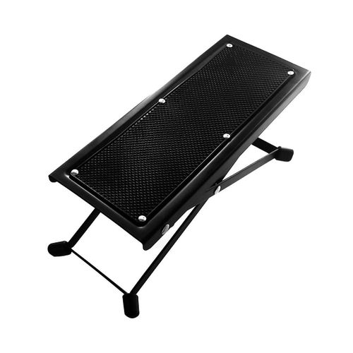Tabouret De Pied De Guitare 4 Position Hauteur Réglable Pliable Guitare Pédale Guitare Repos Pas Footstool Bla