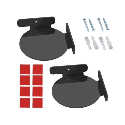 2PCS Rond Moniteur De Bébé Stand Chambre Plante Petite Étagère Murale Salon Haut-Parleur Stand