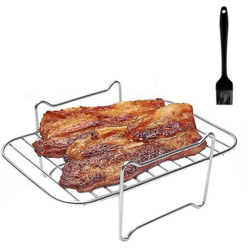 Grille pour friteuses à air à double panier, accessoires compatibles pour Ninja Foodi DZ201/401