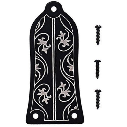 Guitar Truss Rod Cover Gr34 Truss Rod Shape Case Pour Guitare Électrique (Noir)