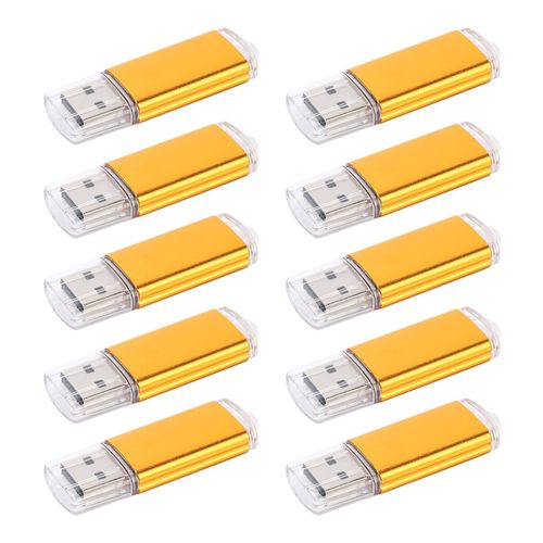 10 x 512 Mo Clé USB Clé USB Clé USB 2.0 Or