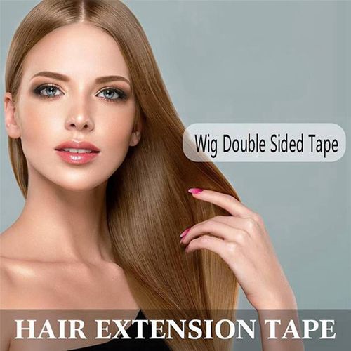 180 Pcs Forte Perruque Double Bande Perruque Adhésif Bande De Cheveux Étendus Imperméable À L¿Eau Pour Toupee Dentelle Perruque Film Avec Ligne De Fente