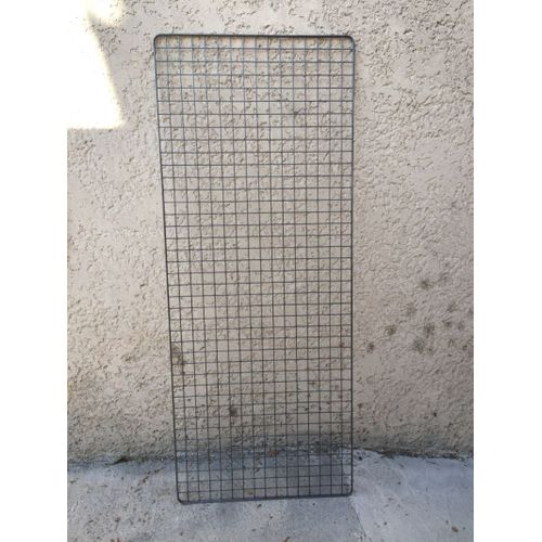 Grille présentoir pour commerce 80 x 200 cm noire