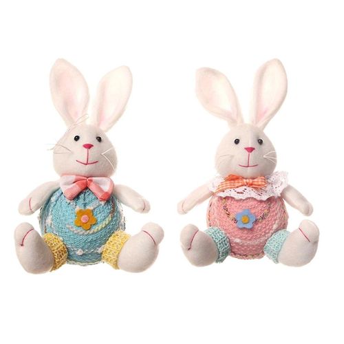 Pack De 2 Lapin Gnome De Pâques, Décorations De Pâques, Poupée En Peluche Sans Visage Gnome Fait À La Main, Ornements De Gnomes Lapin